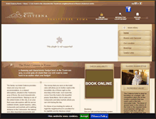 Tablet Screenshot of hotelcisternarome.com